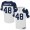 Men's Dallas Cowboys #48 Daryl Johnston White Thanksgiving Retired Player NFL Nike Elite Jersey