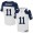 Men's Dallas Cowboys #11 Cole Beasley White Thanksgiving Alternate NFL Nike Elite Jersey