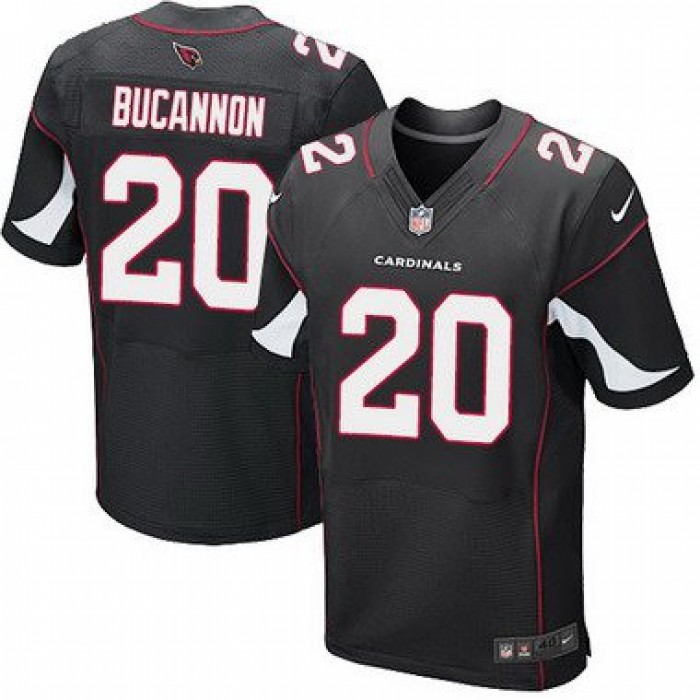 Men's Arizona Cardinals #20 Deone Bucannon Black Alternate NFL Nike Elite Jersey