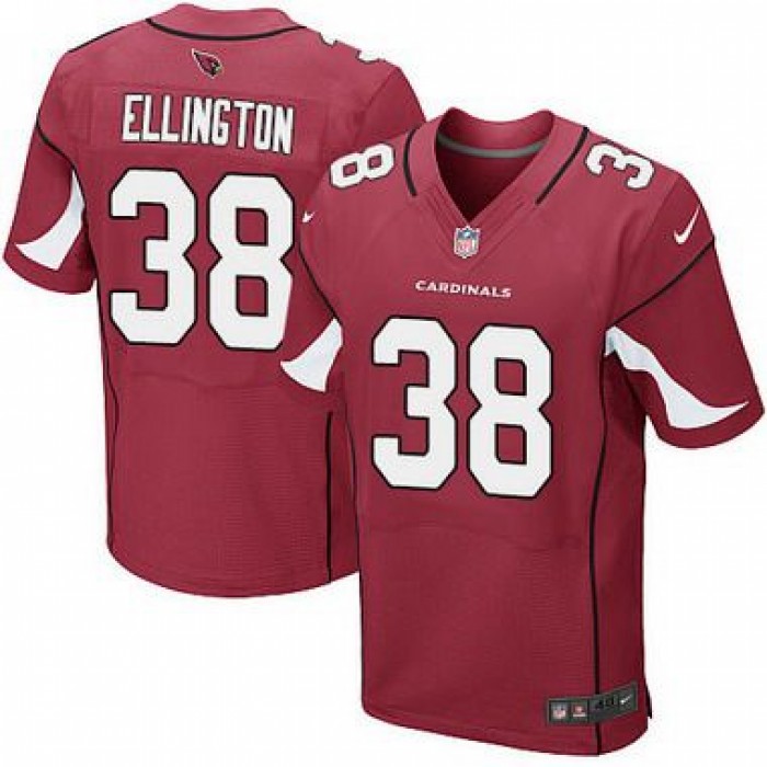 Men's Arizona Cardinals #38 Andre Ellington Red Team Color NFL Nike Elite Jersey