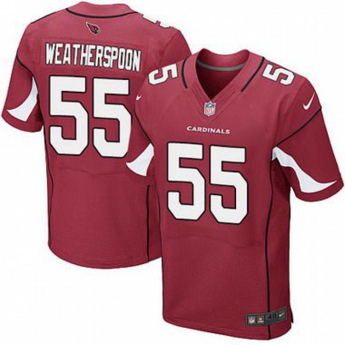 Men's Arizona Cardinals #55 Sean Weatherspoon Red Team Color NFL Nike Elite Jersey