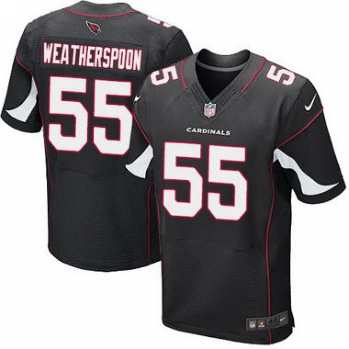 Men's Arizona Cardinals #55 Sean Weatherspoon Black Alternate NFL Nike Elite Jersey