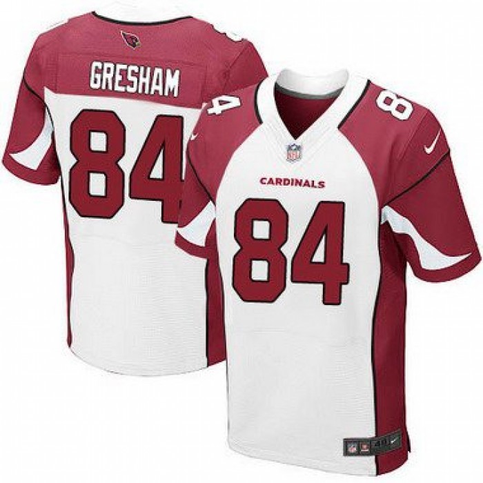 Men's Arizona Cardinals #84 Jermaine Gresham White Road NFL Nike Elite Jersey