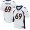 Men's Denver Broncos #69 Evan Mathis White Road NFL Nike Elite Jersey