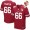 Men's San Francisco 49ers #66 Marcus Martin Scarlet Red 70th Anniversary Patch Stitched NFL Nike Elite Jersey