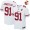 Men's San Francisco 49ers #91 Arik Armstead White 70th Anniversary Patch Stitched NFL Nike Elite Jersey
