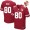 Men's San Francisco 49ers #80 Jerry Rice Scarlet Red 70th Anniversary Patch Stitched NFL Nike Elite Jersey