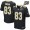 Men's New Orleans Saints #83 Willie Snead Black 50th Season Patch Stitched NFL Nike Elite Jersey