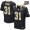 Men's New Orleans Saints #31 Jairus Byrd Black 50th Season Patch Stitched NFL Nike Elite Jersey