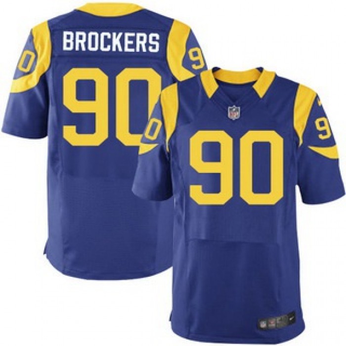 Los Angeles Rams #90 Michael Brockers Royal Blue Alternate NFL Nike Elite Jersey