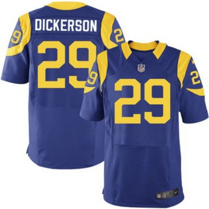 Los Angeles Rams #29 Eric Dickerson Royal Blue Retired Player NFL Nike Elite Jersey