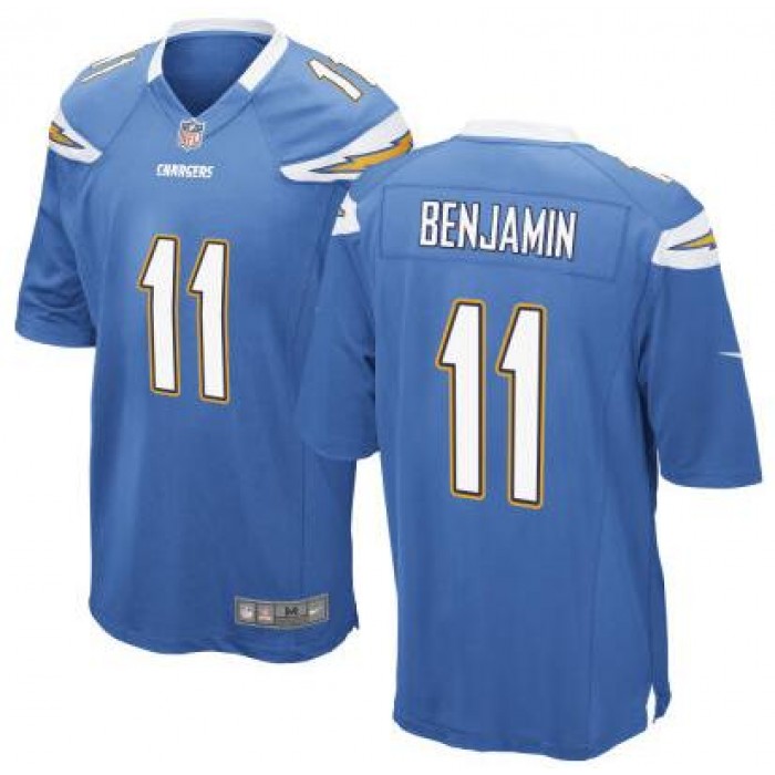 Men's San Diego Chargers #11 Travis Benjamin Light Blue Alternate NFL Nike Elite Jersey