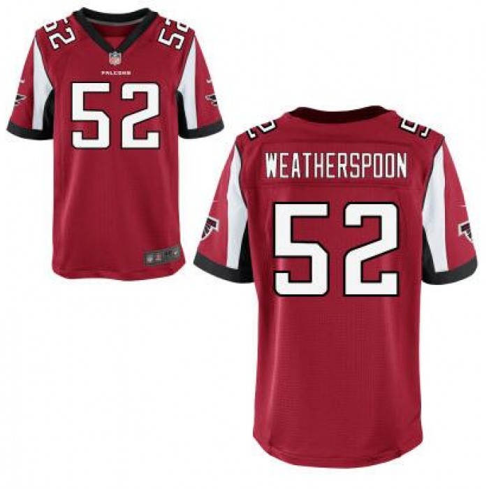 Men's Atlanta Falcons #52 Sean Weatherspoon Red Team Color NFL Nike Elite Jersey