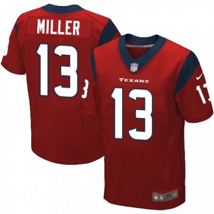 Men's Houston Texans #13 Braxton Miller Red Alternate Stitched NFL Nike Elite Jersey