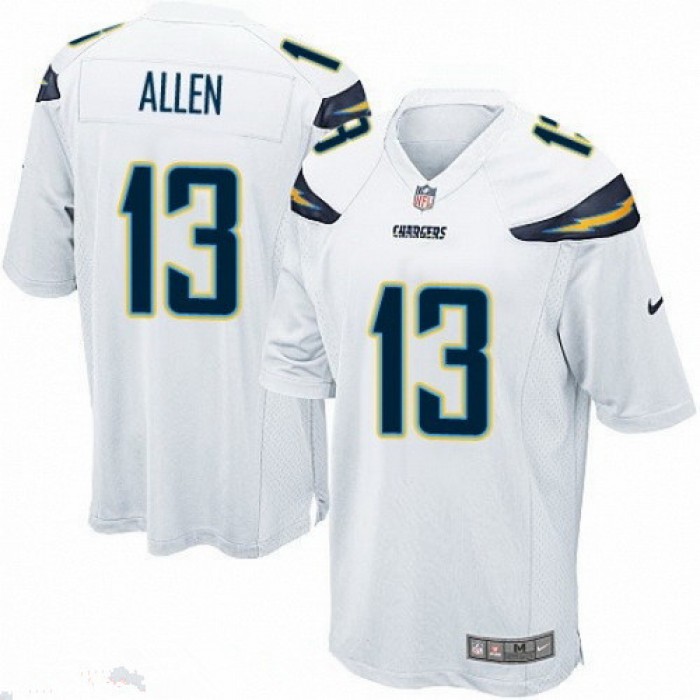 Men's San Diego Chargers #13 Keenan Allen White Road Stitched NFL Nike Game Jersey