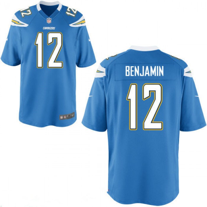 Men's San Diego Chargers #12 Travis Benjamin Light Blue Alternate Stitched NFL Nike Elite Jersey
