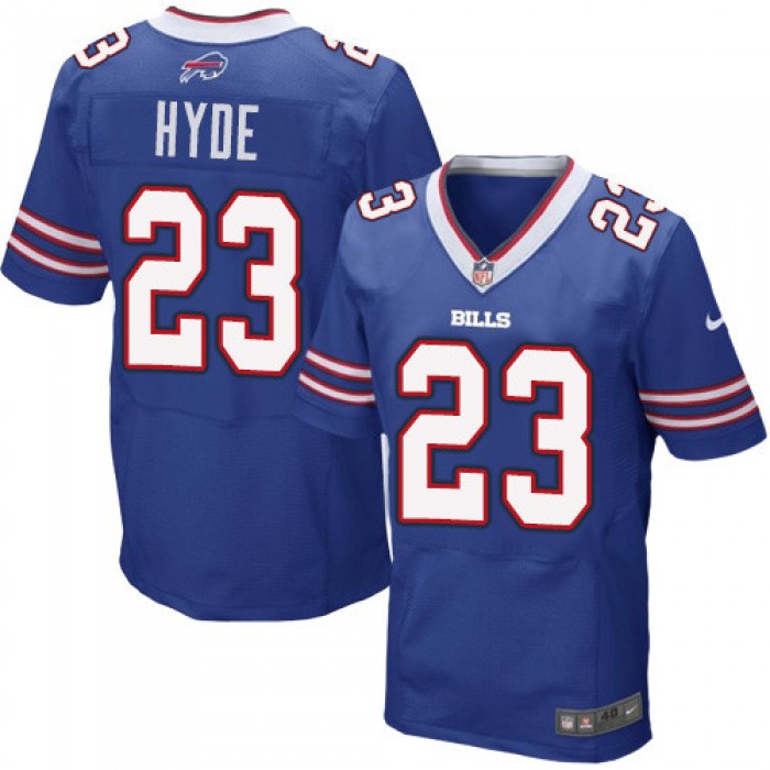 Nike NFL Buffalo Bills #23 Micah Hyde Elite Royal Blue Home Men's Jersey