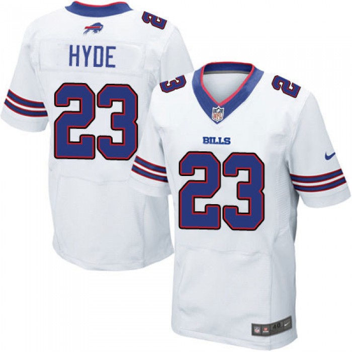 Nike NFL Buffalo Bills #23 Micah Hyde Elite White Road Men's Jersey