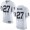 Men's Oakland Raiders #27 Reggie Nelson NEW White Road Stitched NFL Nike Elite Jersey