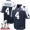 Nike Cowboys #4 Dak Prescott Navy Blue Thanksgiving Throwback Stitched NFL Super Bowl LI 51 Elite Jersey