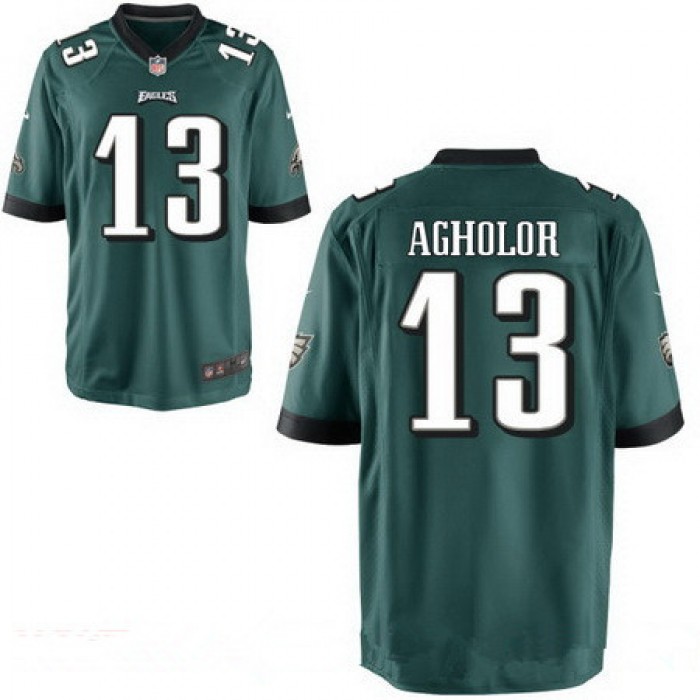 Men's Philadelphia Eagles #13 Nelson Agholor Midnight Green Team Color Stitched NFL Nike Elite Jersey