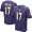 Men's Baltimore Ravens #17 Mike Wallace Purple Team Color Stitched NFL Nike Elite Jersey