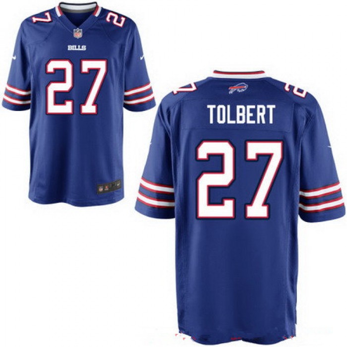 Men's Buffalo Bills #27 Mike Tolbert Royal Blue Team Color Stitched NFL Nike Elite Jersey
