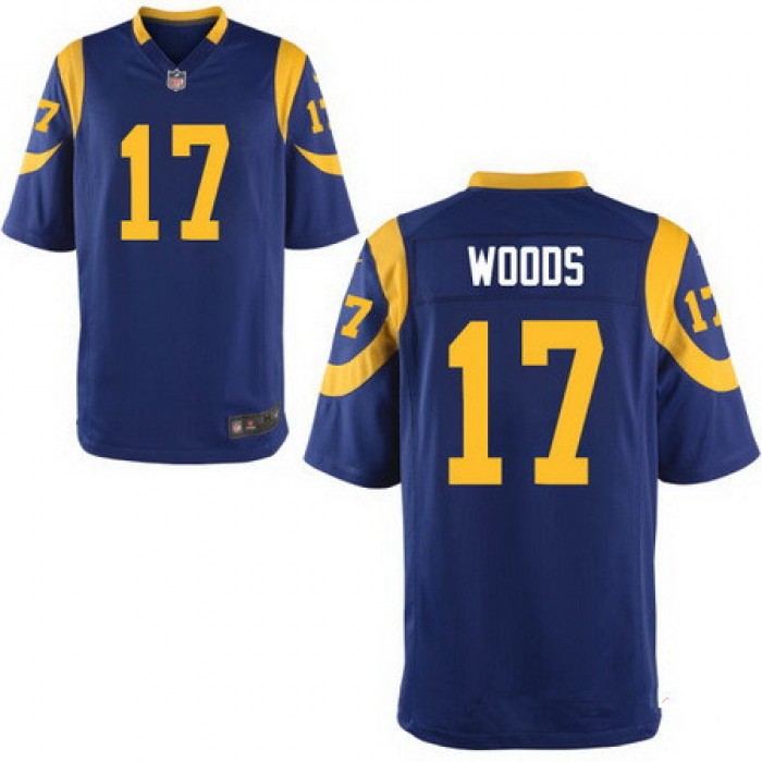 Men's Los Angeles Rams #17 Robert Woods Royal Blue Alternate Stitched NFL Nike Elite Jersey