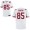 Men's San Francisco 49ers #85 Pierre Garcon White Road Stitched NFL Nike Elite Jersey