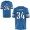 Men's Detroit Lions #34 Zach Zenner Light Blue Team Color Stitched NFL Nike Elite Jersey
