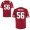 Men's 2017 NFL Draft San Francisco 49ers #56 Reuben Foster Scarlet Red Team Color Stitched NFL Nike Elite Jersey