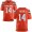 Men's 2017 NFL Draft Cleveland Browns #14 DeShone Kizer Orange Alternate Stitched NFL Nike Elite Jersey