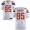 Men's 2017 NFL Draft Cleveland Browns #95 Myles Garrett White Road Stitched NFL Nike Elite Jersey