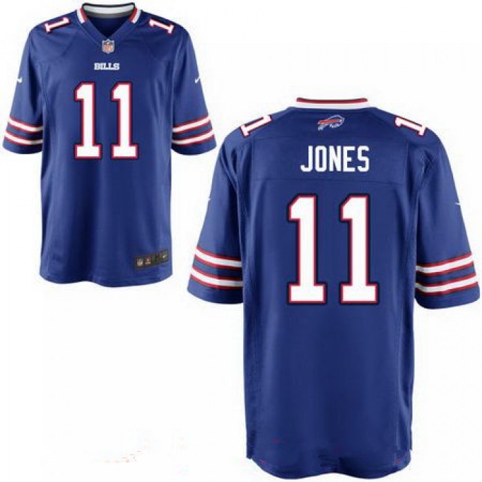 Men's 2017 NFL Draft Buffalo Bills #11 Zay Jones Royal Blue Team Color Stitched NFL Nike Elite Jersey