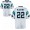 Men's 2017 NFL Draft Carolina Panthers #22 Christian McCaffrey White Road Stitched NFL Nike Elite Jersey