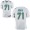 Men's 2017 NFL Draft Miami Dolphins #71 Isaac Asiata White Road Stitched NFL Nike Elite Jersey