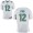 Men's 2017 NFL Draft Miami Dolphins #12 Isaiah Ford White Road Stitched NFL Nike Elite Jersey