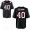 Men's Atlanta Falcons #40 Derrick Coleman Black Alternate Stitched NFL Nike Elite Jersey