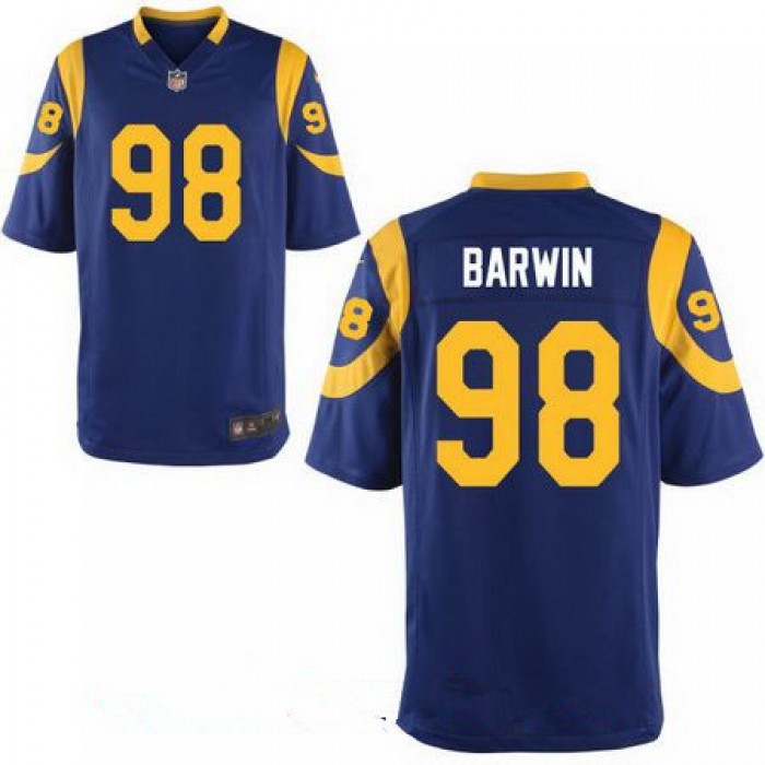 Men's Los Angeles Rams #98 Connor Barwin Royal Blue Alternate Stitched NFL Nike Elite Jersey