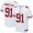 Men's San Francisco 49ers #91 Arik Armstead White Road Stitched NFL Nike Elite Jersey