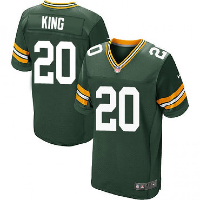 Nike Green Bay Packers #20 Kevin King Green Team Color Men's Stitched NFL Elite Jersey