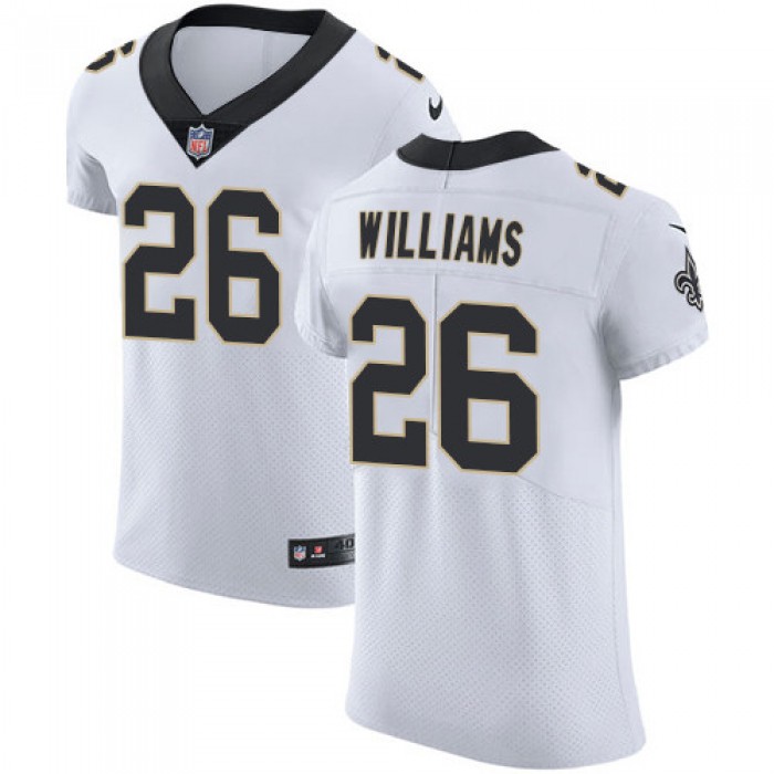 Nike New Orleans Saints #26 P.J. Williams White Men's Stitched NFL Vapor Untouchable Elite Jersey