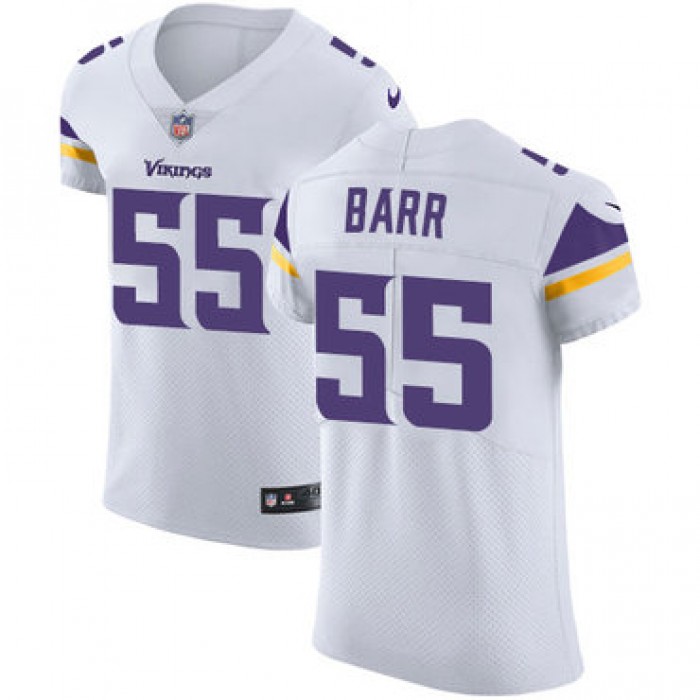 Men's Nike Minnesota Vikings #55 Anthony Barr White Stitched NFL Vapor Untouchable Elite Jersey