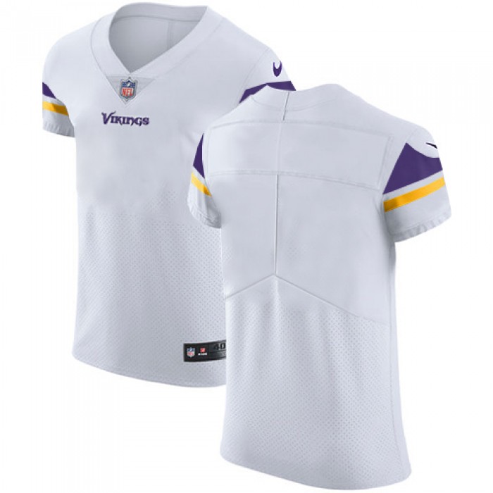Men's Nike Minnesota Vikings Blank White Stitched NFL Vapor Untouchable Elite Jersey