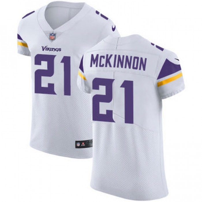 Men's Nike Minnesota Vikings #21 Jerick McKinnon White Stitched NFL Vapor Untouchable Elite Jersey