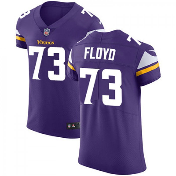 Men's Nike Minnesota Vikings #73 Sharrif Floyd Purple Team Color Stitched NFL Vapor Untouchable Elite Jersey