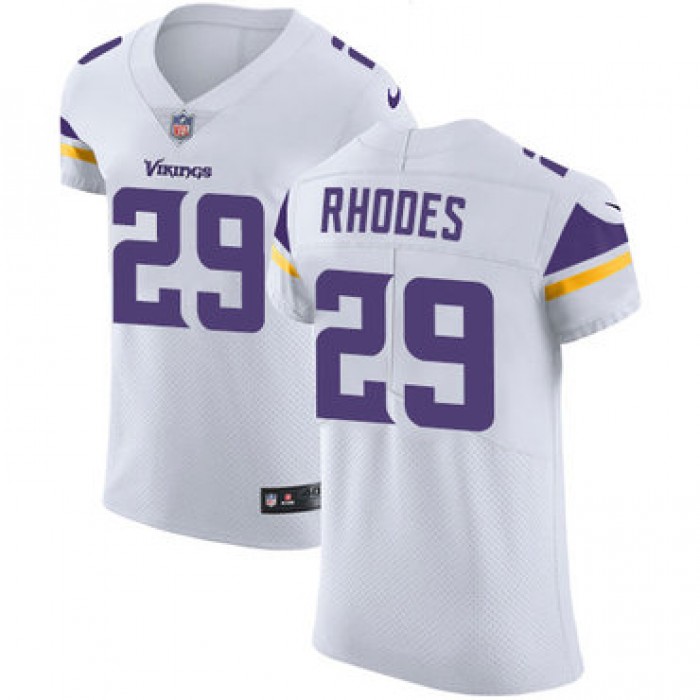 Men's Nike Minnesota Vikings #29 Xavier Rhodes White Stitched NFL Vapor Untouchable Elite Jersey