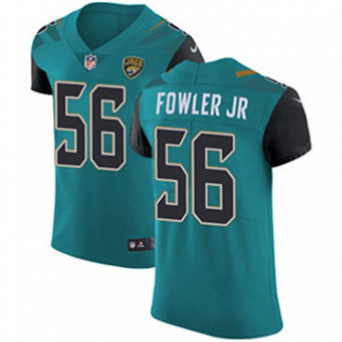 Men's Nike Jacksonville Jaguars #56 Dante Fowler Jr Teal Green Team Color Stitched NFL Vapor Untouchable Elite Jersey