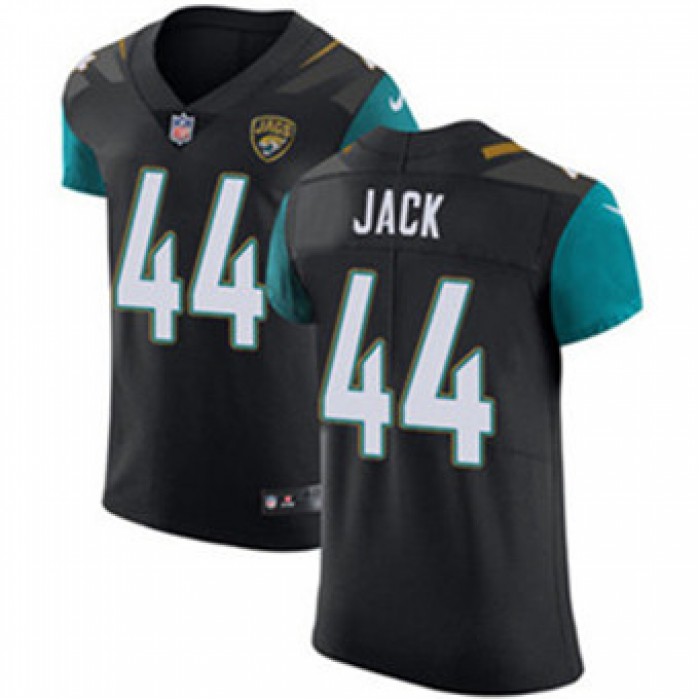 Men's Nike Jacksonville Jaguars #44 Myles Jack Black Alternate Stitched NFL Vapor Untouchable Elite Jersey