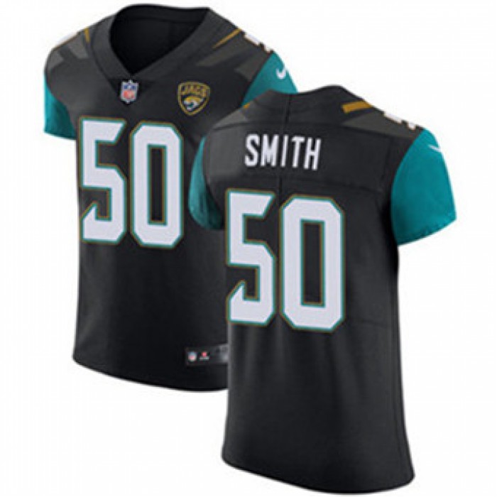 Men's Nike Jacksonville Jaguars #50 Telvin Smith Black Alternate Stitched NFL Vapor Untouchable Elite Jersey
